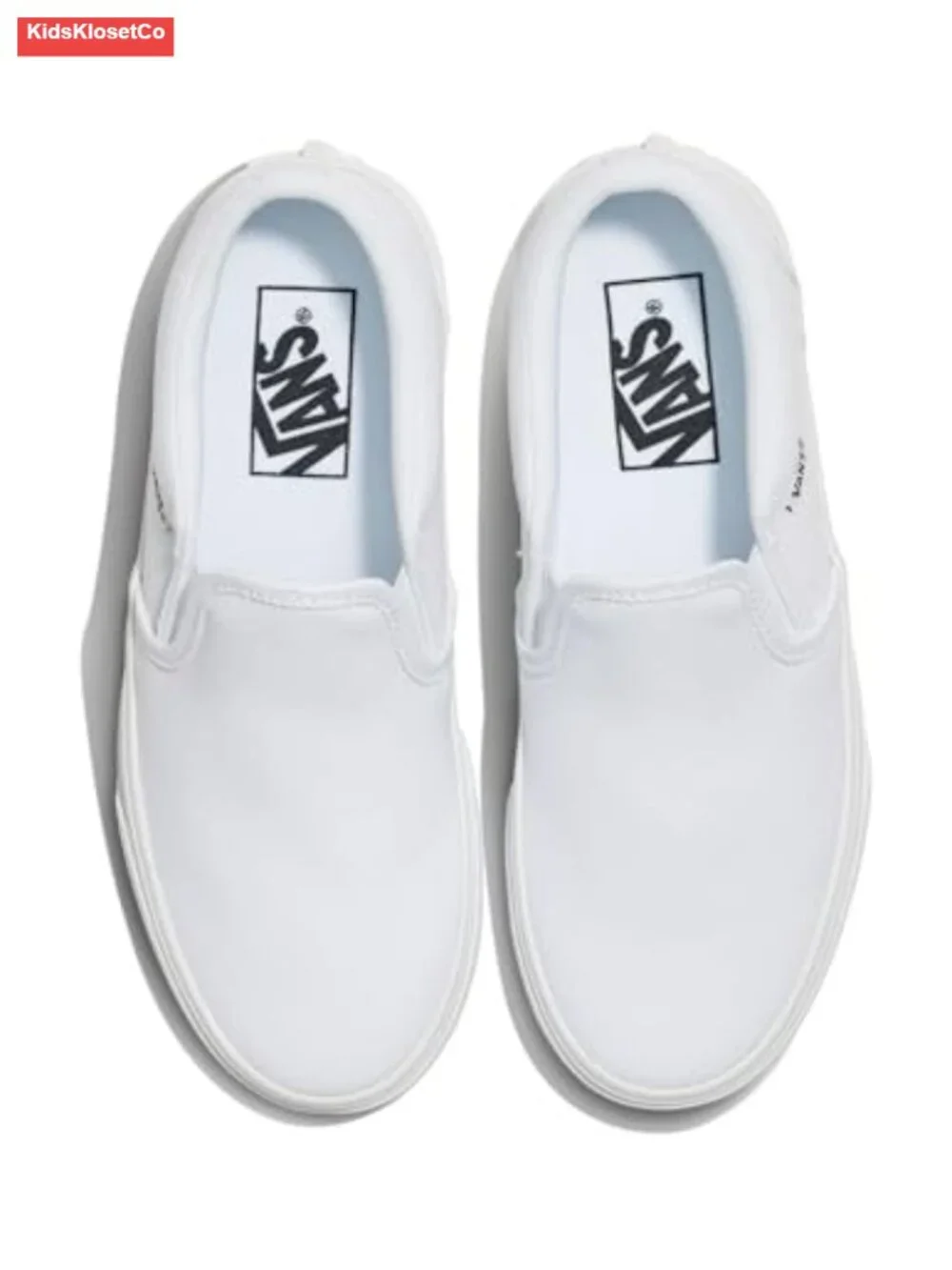 Kids Canvas Slip-On Sneakers Easy Pull-On Casual Athletic Low Top Shoes